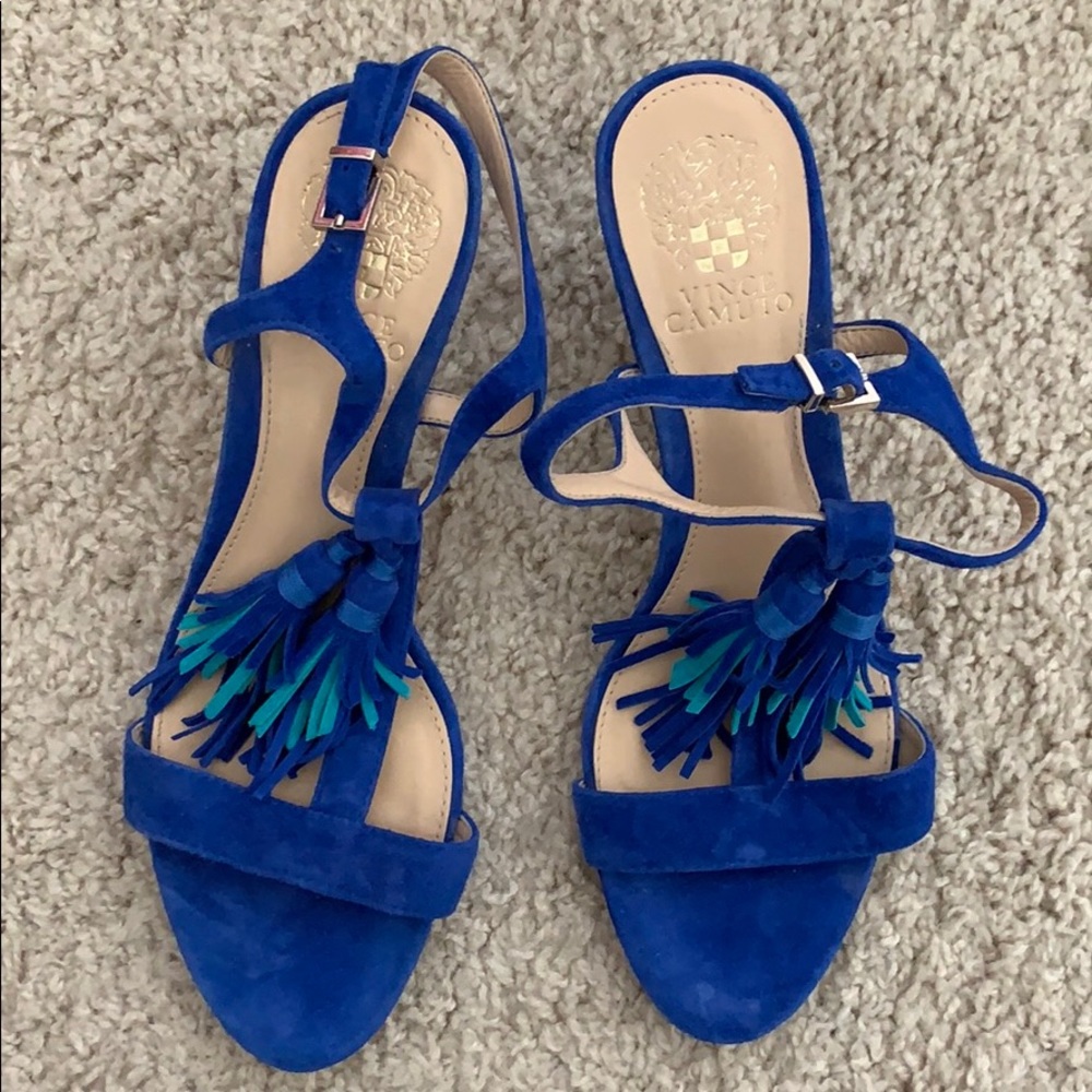 Pretty Vince Camuto Tassel Dress Sandals